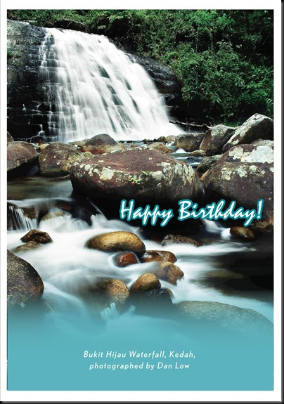 Waterfall Survivors Birthday Card By Blackmores 